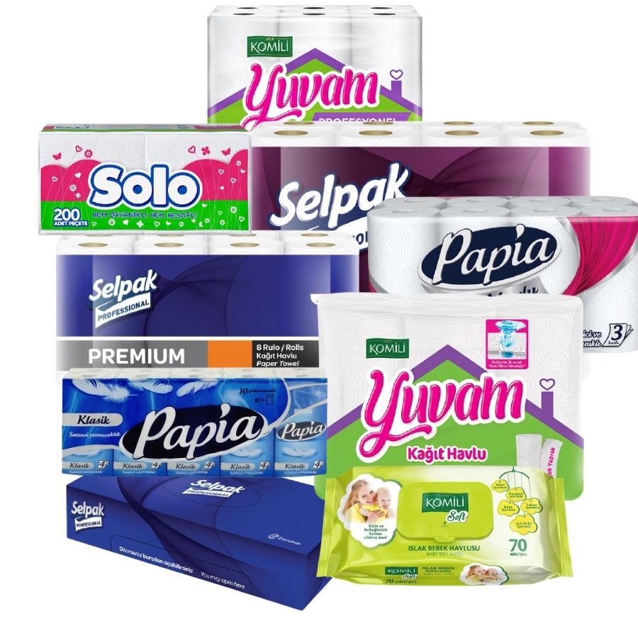 Ev Tipi Temizlik Kağıtları