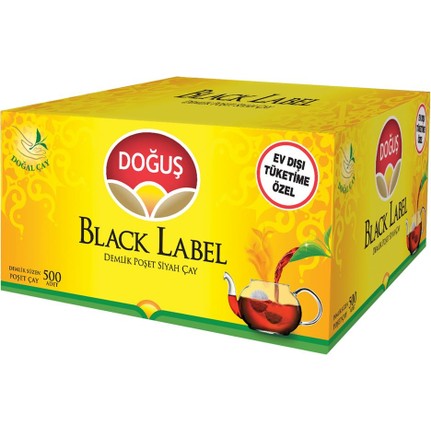 Doğuş Black Label Demlik Poşet Çay 500 Adet