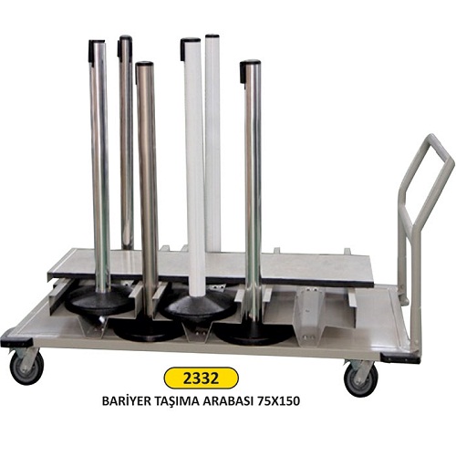 Arı Metal Bariyer Taşıma Arabası