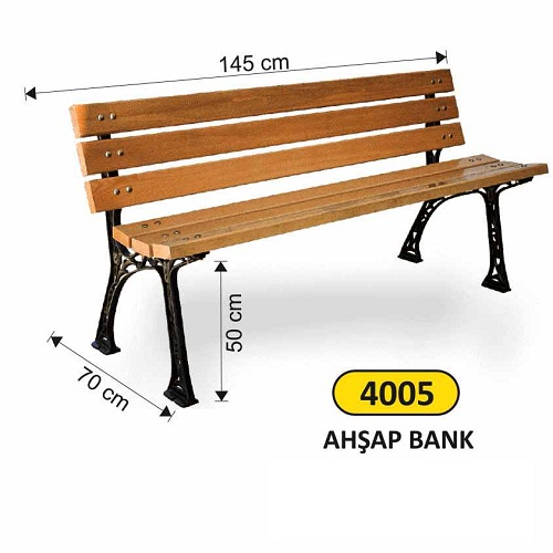 Arı Metal Ahşap Bank