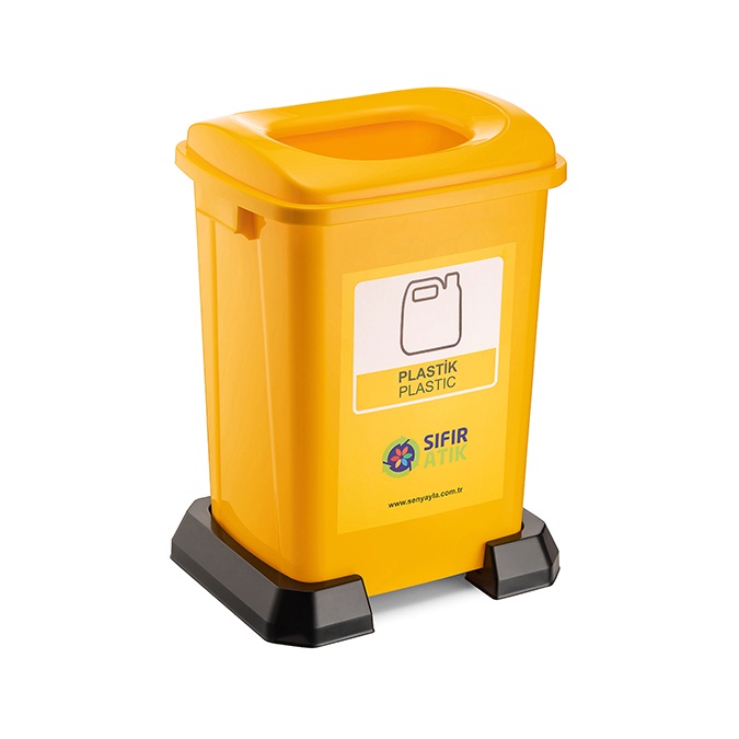 Şenyayla Geri Dönüşüm Kutusu 50 Lt Sarı
