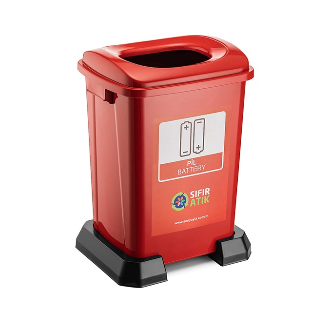 Şenyayla Geri Dönüşüm Kutusu 50 Lt Turuncu