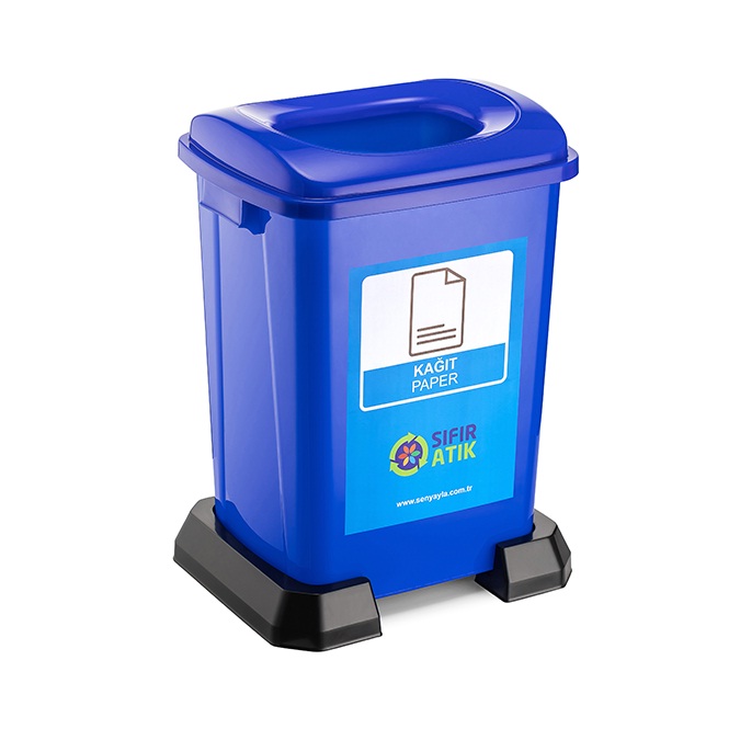 Şenyayla Geri Dönüşüm Kutusu 50 Lt Mavi