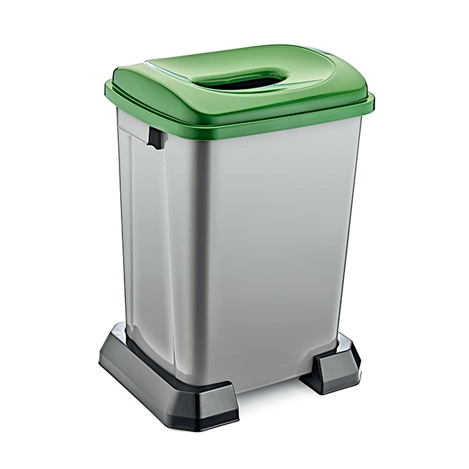 Şenyayla Geri Dönüşüm Kutusu 50 Lt Yeşil Kapak