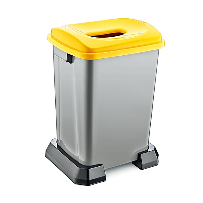 Şenyayla Geri Dönüşüm Kutusu 50 Lt Sarı Kapak