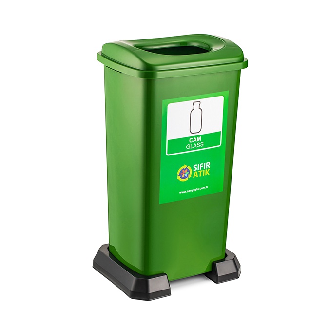 Şenyayla Geri Dönüşüm Kutusu 70 Lt Yeşil