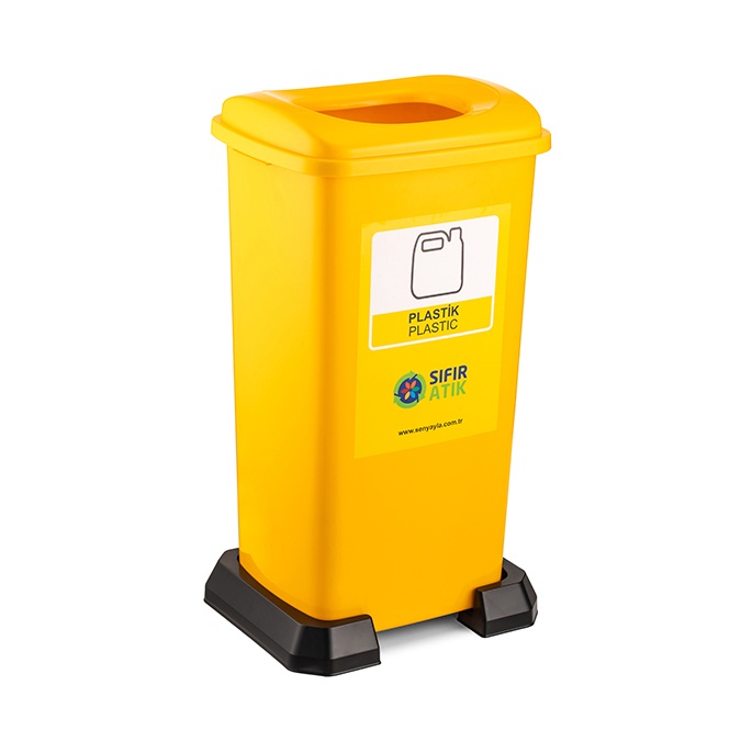 Şenyayla Geri Dönüşüm Kutusu 70 Lt Sarı