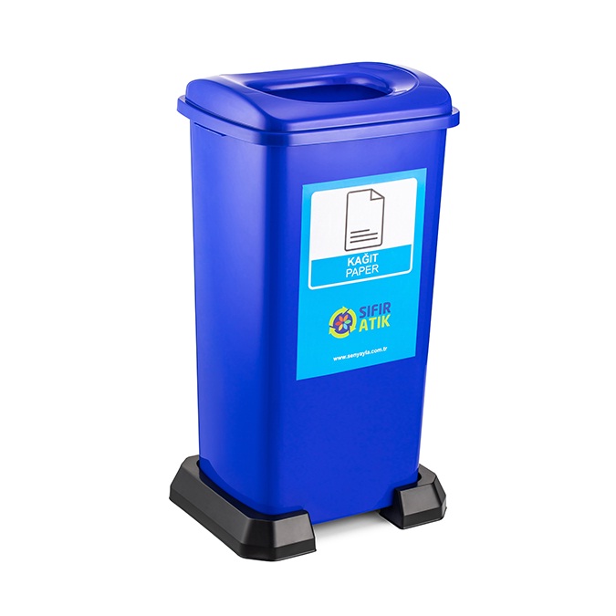 Şenyayla Geri Dönüşüm Kutusu 70 Lt Mavi