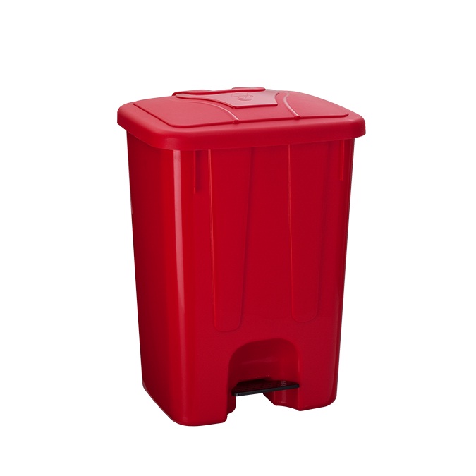 Şenyayla Köşeli Pedallı Atık Kutusu 65 Lt