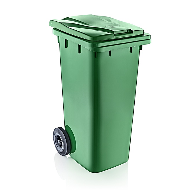 Konteyner Çöp Kovası 120 Lt Yeşil