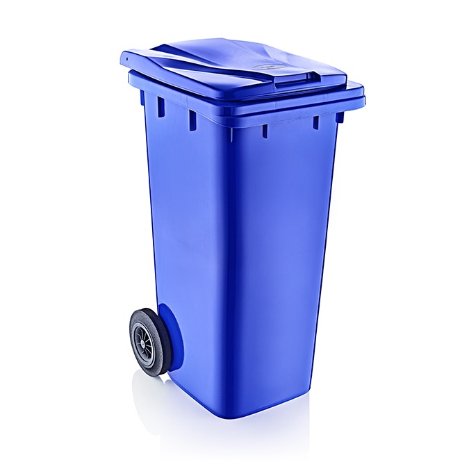 Konteyner Çöp Kovası 120 Lt Mavi