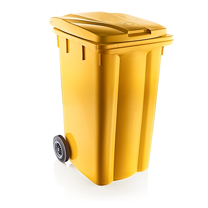 Konteyner Çöp Kovası 240 Lt Sarı