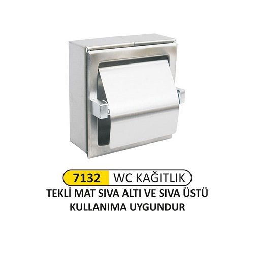Arı Metal Tuvalet Kağıdı Aparatı Mat Paslanmaz