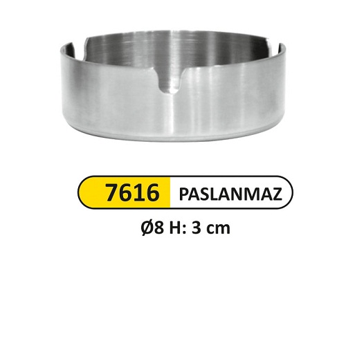 Arı Metal Masa Üstü Paslanmaz Küllük Küçük