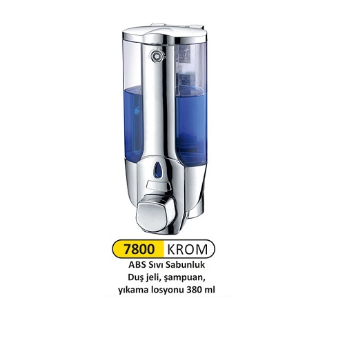Arı Metal Sıvı Sabun ve Losyon Dispenseri 380 Ml Krom