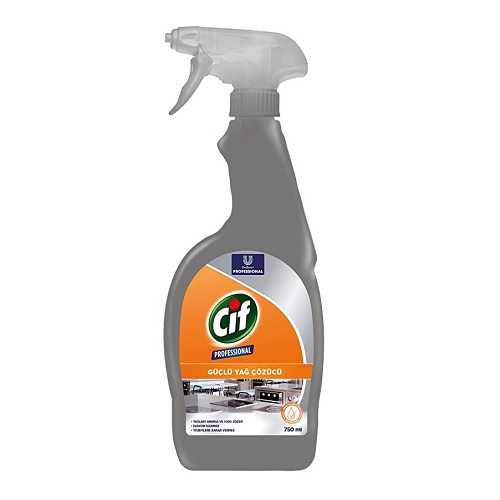Cif Professional Güçlü Yağ Çözücü Sprey 750 Ml