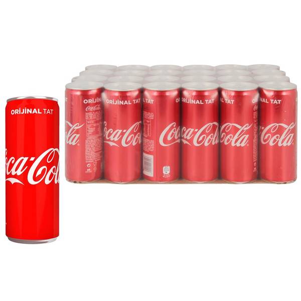 Coca Cola 200 Ml Kutu 24 lü Paket