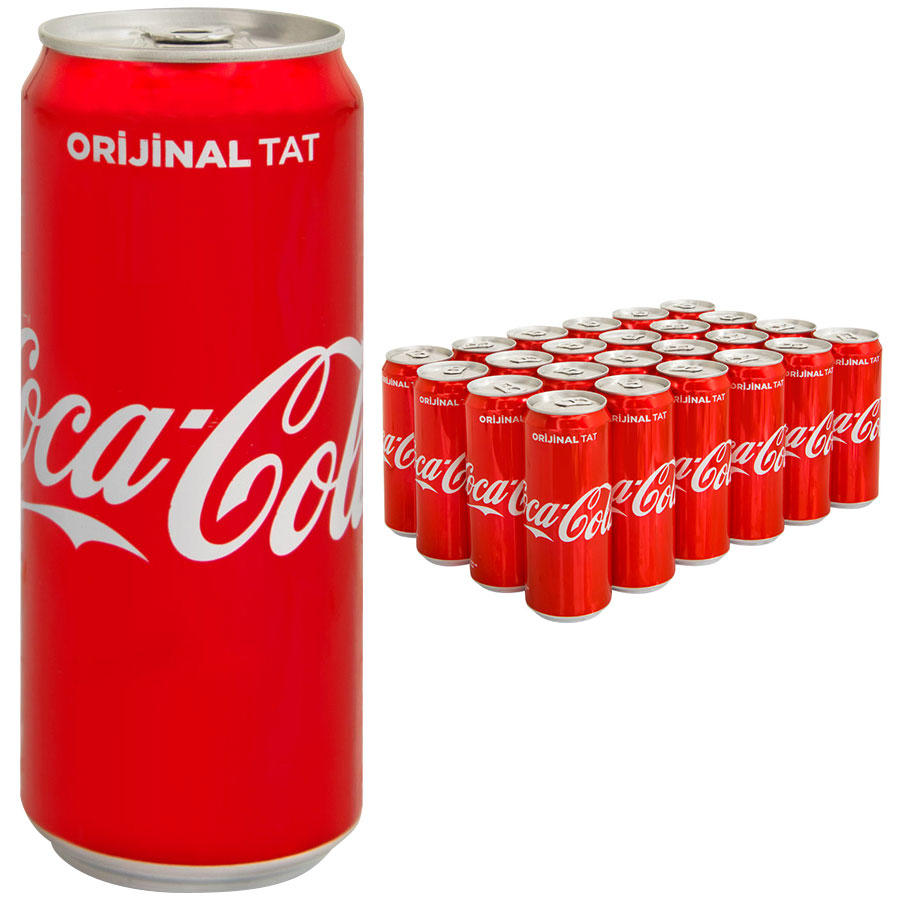 Coca Cola 330 Ml Kutu 24 lü Paket