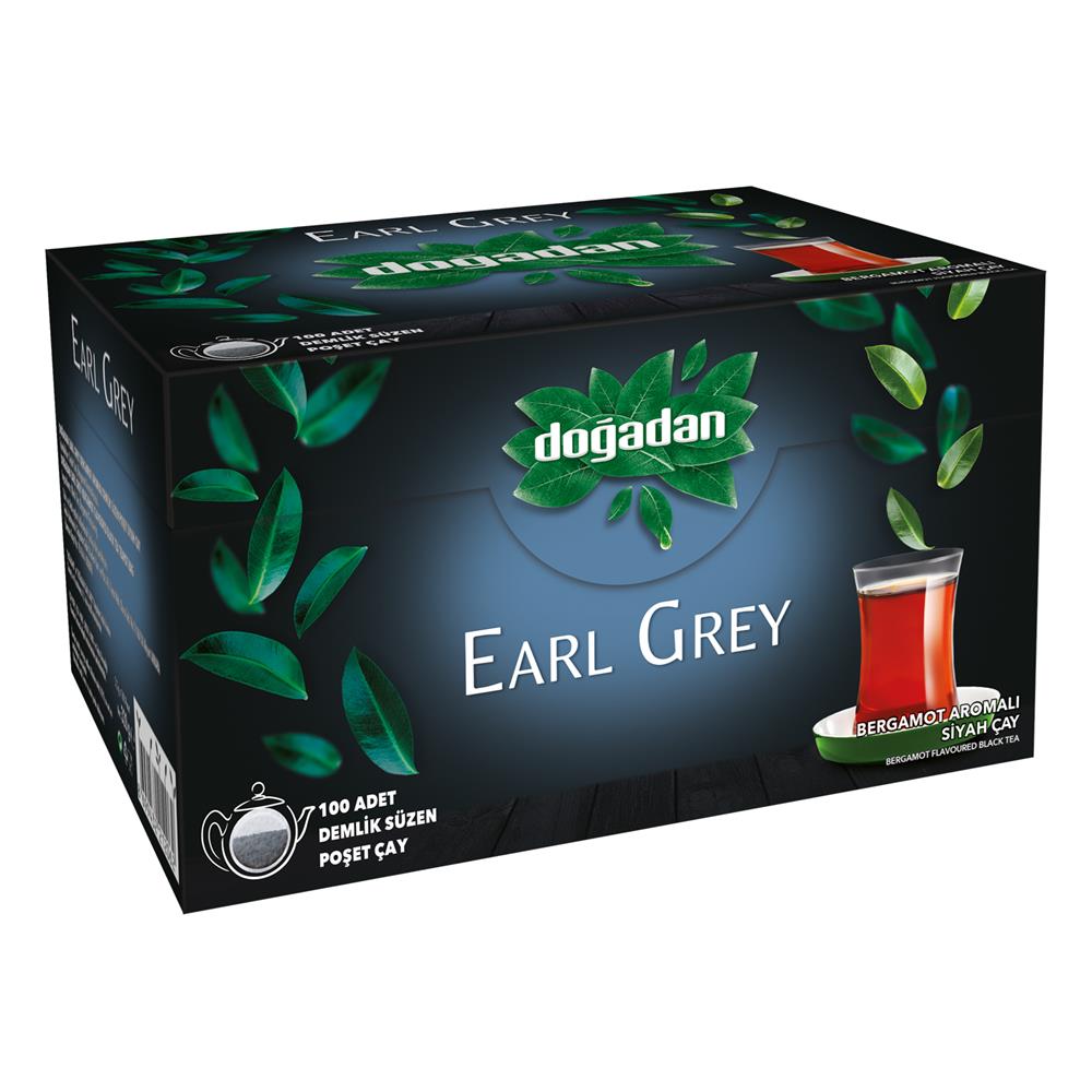 Doğadan Earl Grey Demlik Poşet Çay 100 lü Paket