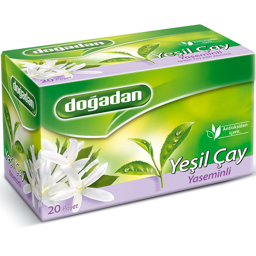 Doğadan Yeşil Çay 20 li Paket (Yaseminli)