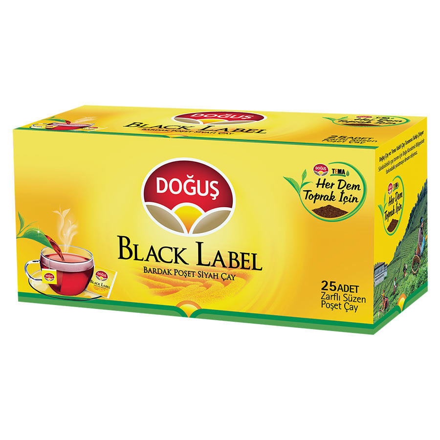 Doğuş Black Label Bardak Poşet Çay 25 Adet