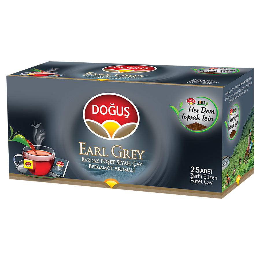 Doğuş Earl Grey Bardak Poşet Çay 25 Adet