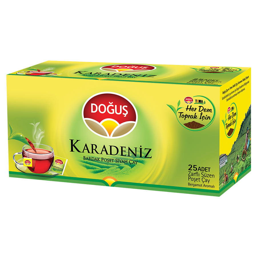Doğuş Karadeniz Bardak Poşet Çay 25 Adet