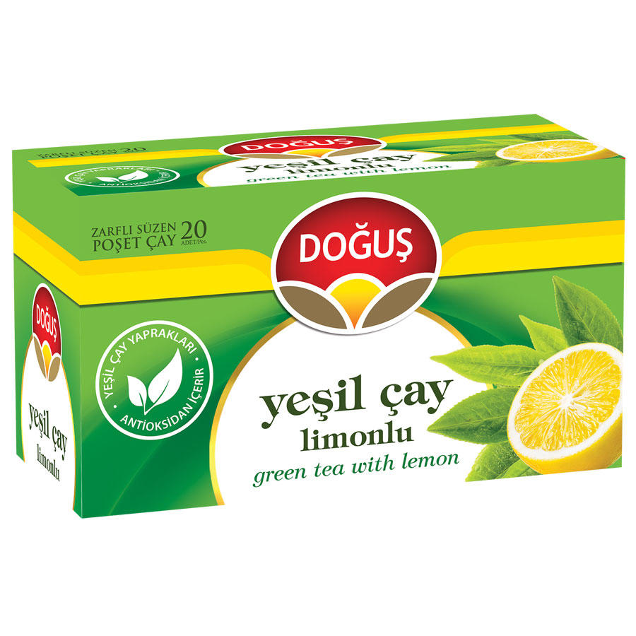 Doğuş Yeşil Çay 20 li Paket (Limonlu)