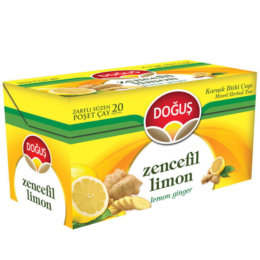 Doğuş Bitki Çayı 20 li Paket (Zencefil Limon)