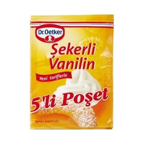 Dr. Oetker Şekerli Vanilin 5x5 Gr