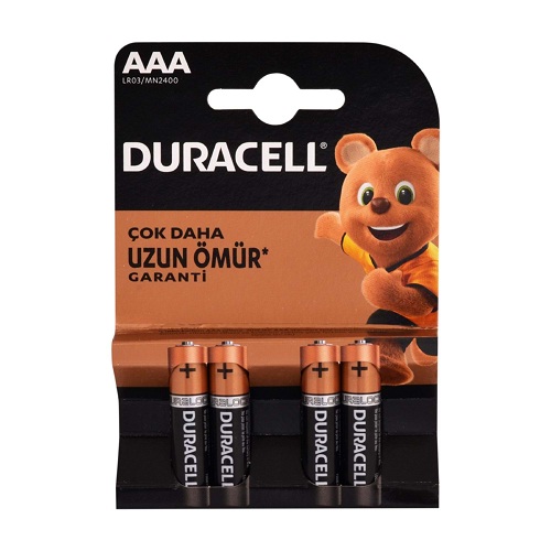Duracell Alkalin AAA İnce Kalem Pil (Adet)