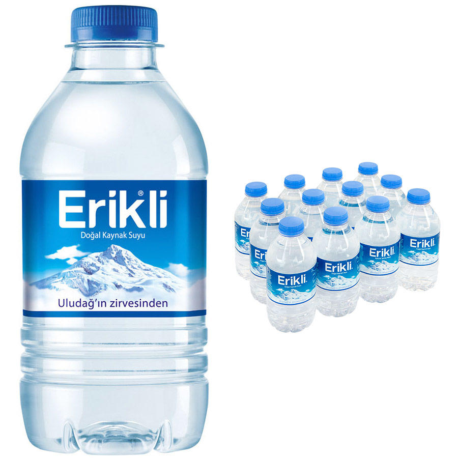 Erikli Su 330 Ml Pet Şişe 12 li Paket