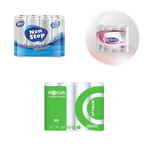 Ev Tipi Tuvalet Kağıdı 24 lü Paket