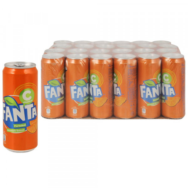 Fanta 200 Ml Kutu 24 lü Paket