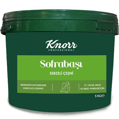 Knorr Sofrabaşı Sebzeli Çeşni 5 Kg