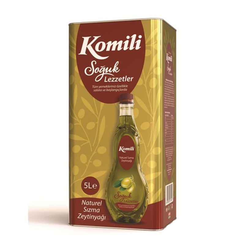 Komili Sızma Zeytinyağı Teneke 5 Lt