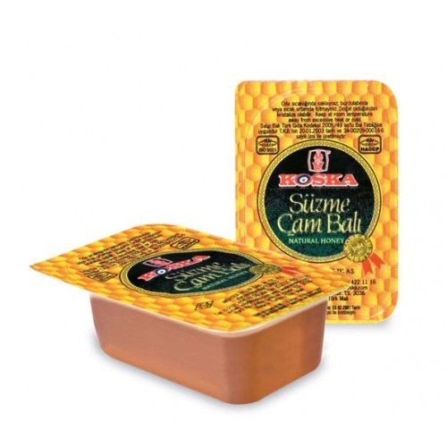 Koska Piknik Süzme Çam Balı 20 Gr 100 Adet