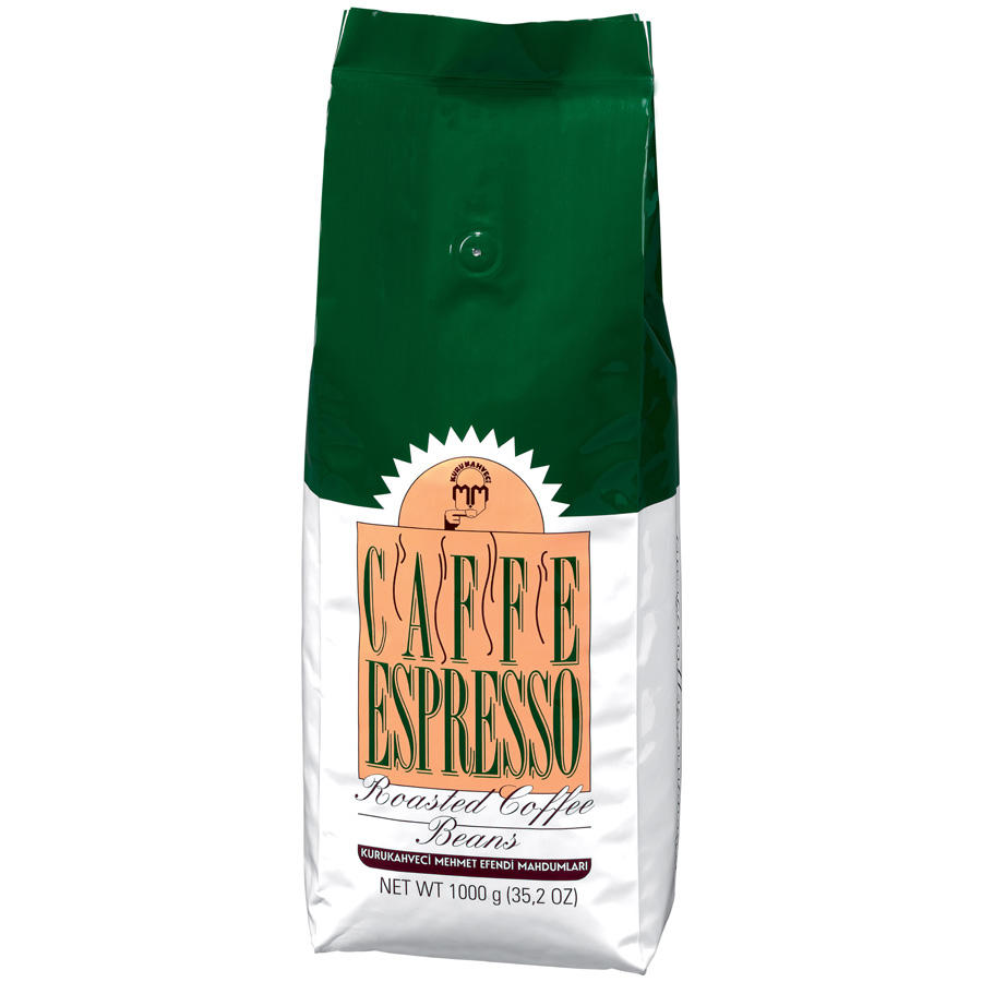 Kurukahveci Mehmet Efendi Espresso Çekirdek Kahve 1000 Gr
