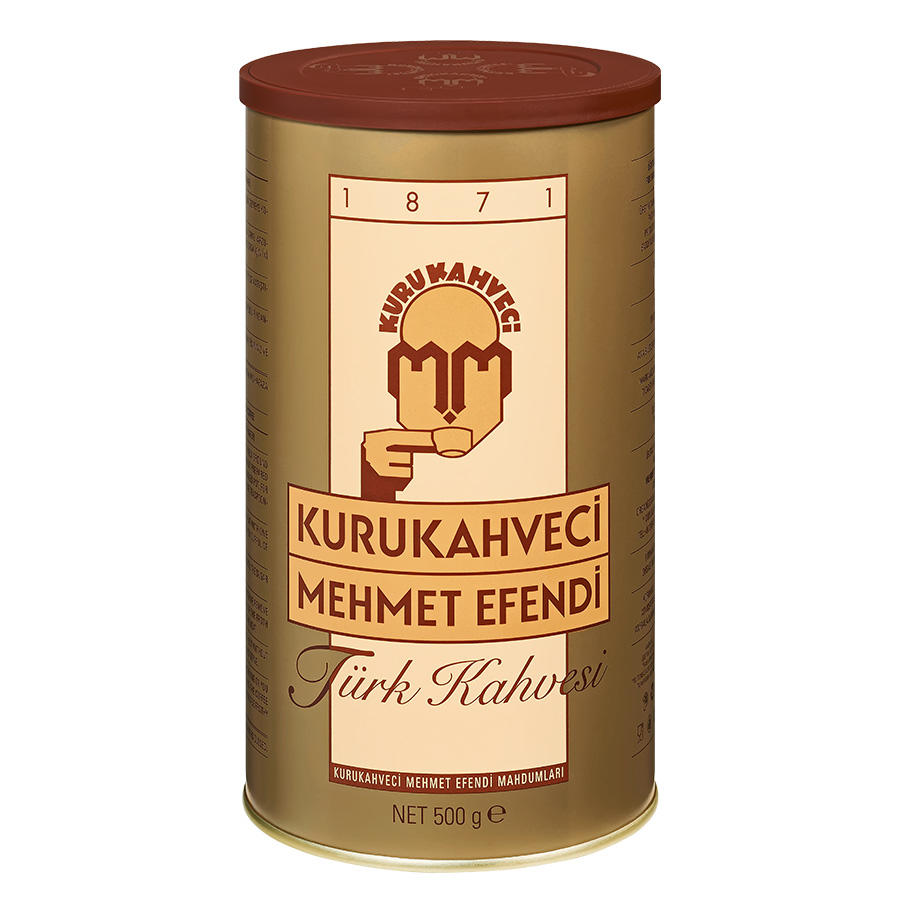 Kurukahveci Mehmet Efendi Türk Kahvesi Teneke 500 Gr