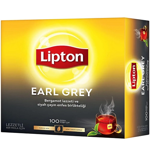 Lipton Earl Grey Bardak Poşet Çay 100 Adet 