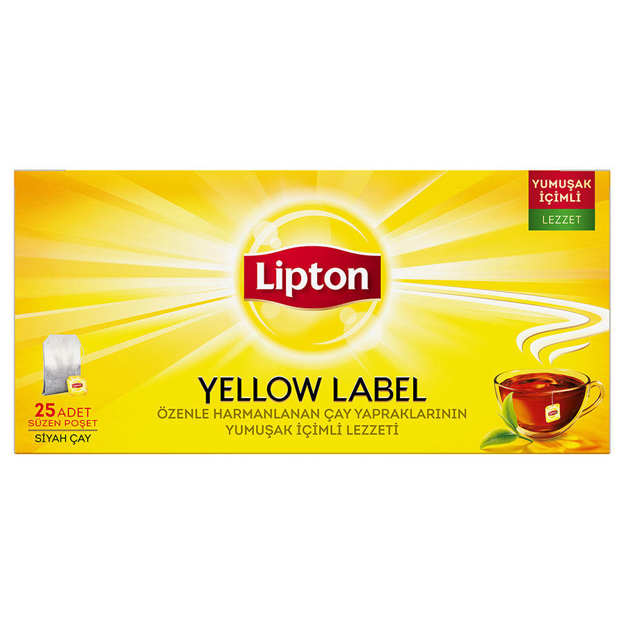 Lipton Yellow Label Bardak Poşet Çay 25 Adet