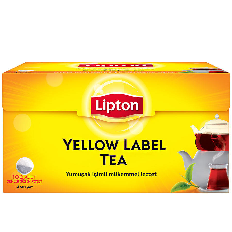 Lipton Yellow Label Demlik Poşet Çay 100 Adet