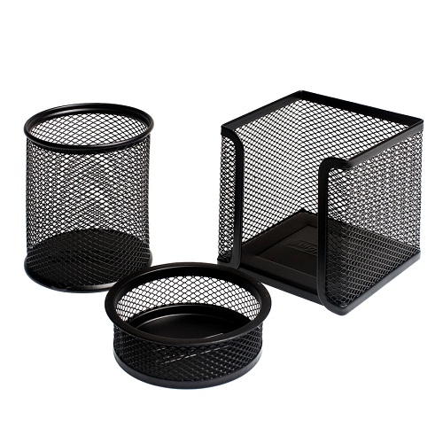 Bigpoint Metal Perfore 3 lü Set Siyah