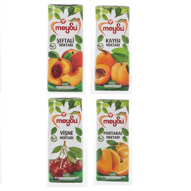 Meysu Meyve Suyu Çeşitleri 200 Ml 27 li Paket