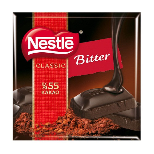 Nestle Classic Bitter Kare Çikolata 60 Gr (6 Adet)