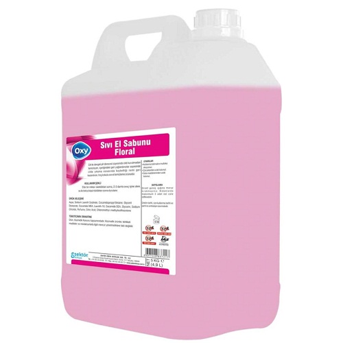 Oxy Sıvı El Sabunu Pembe/Floral 5 Kg