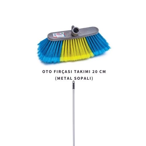 Oto Fırçası Takımı 20 Cm (Metal Sopalı)