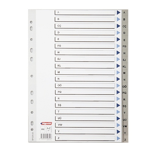 Bigpoint PP Seperatör Harfler A-Z