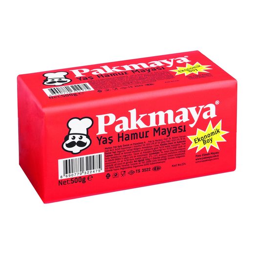 Pakmaya Yaş Hamur Mayası 500 Gr