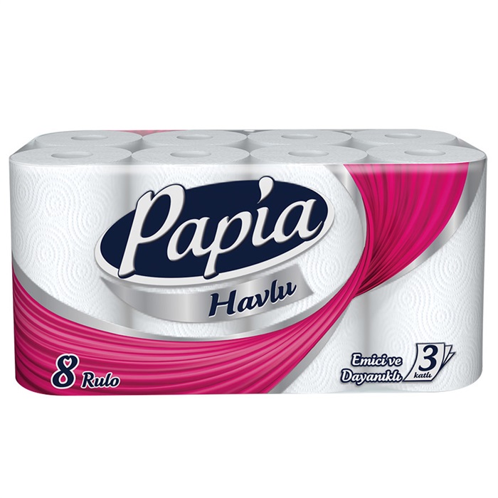 Papia Kağıt Havlu 8 li Paket